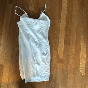 Urban outfitters mallory cowl neck slip white size small